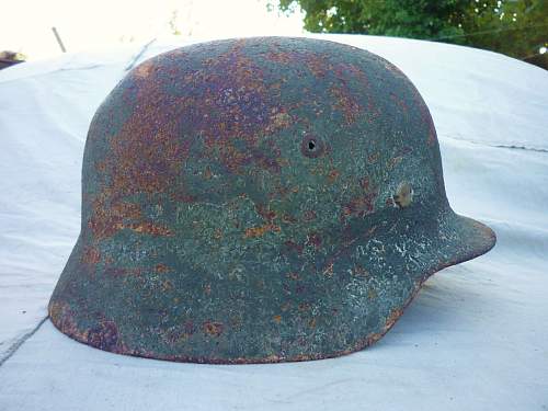 German helmet from Stalingrad