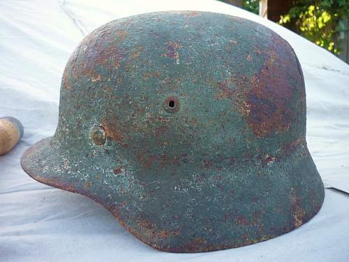 German helmet from Stalingrad