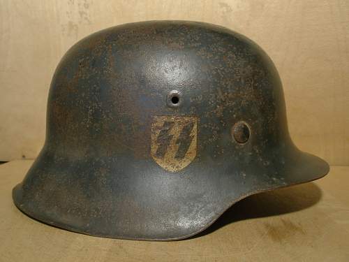 M42 SS helmet 5182 lot number unidentified maker