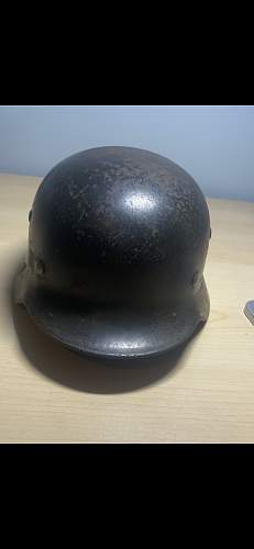 Double decal wehrmacht helmet, original?