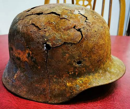 German Helmet Relic