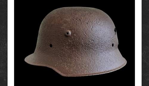 M34 Edelstahl helmet from Pskov