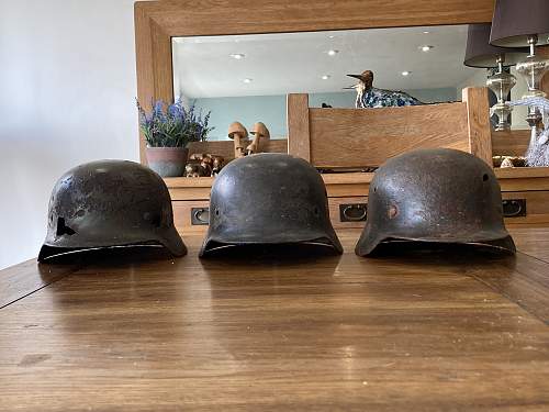 3 x Russian Helmets (2 x M35 DD, M40 SD)