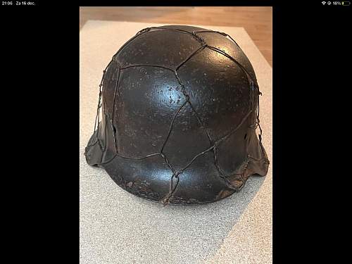 M42 Luftwaffe chicken wire helmet