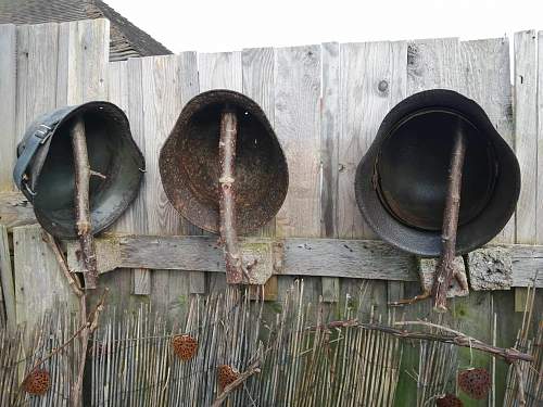 My German helmet Relic grouping