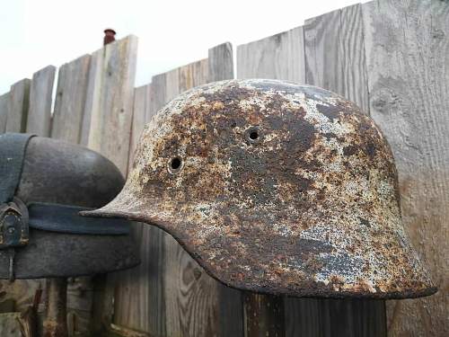 My German helmet Relic grouping