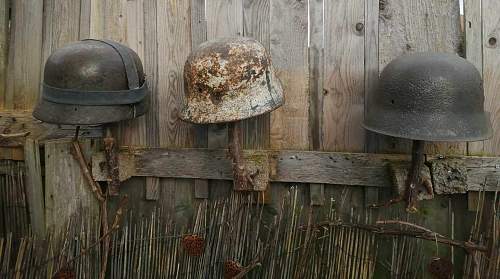 My German helmet Relic grouping