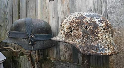 My German helmet Relic grouping