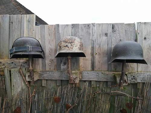 My German helmet Relic grouping