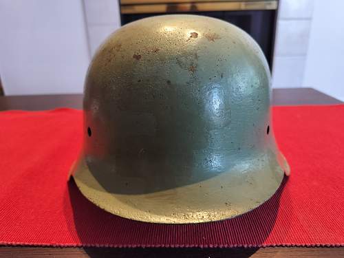 Did this helmet sit on German Soldier's head?