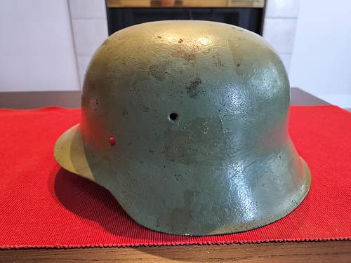 Did this helmet sit on German Soldier's head?