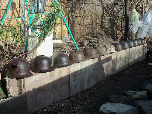 My German helmet Relic grouping