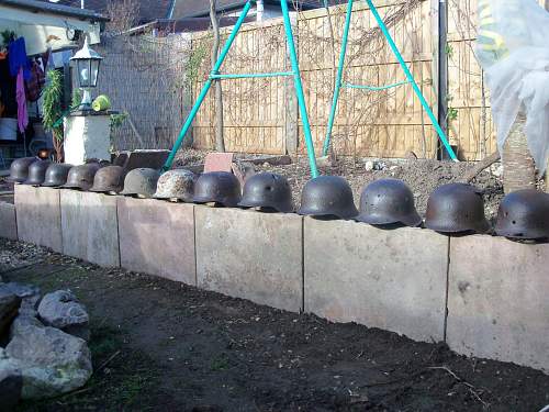 My German helmet Relic grouping