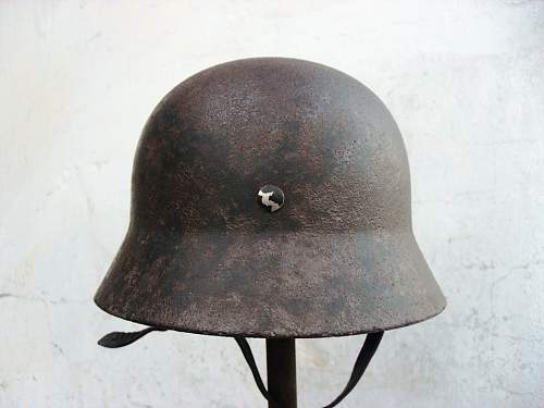 German helmet from Stalingrad