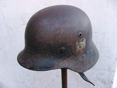 German helmet from Stalingrad