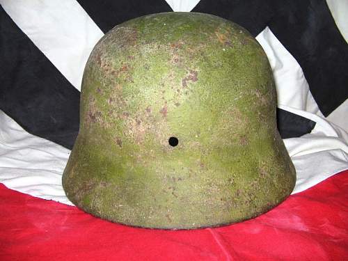 My German WWII relic helmet collection