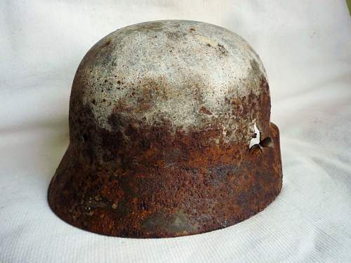 German helmet from Stalingrad