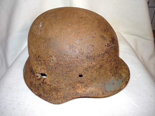 German helmet from Stalingrad