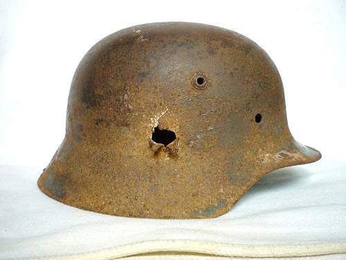 German helmet from Stalingrad