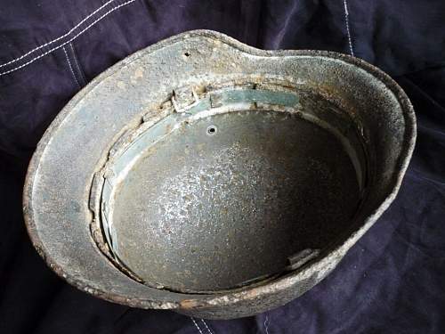 German helmet from Stalingrad