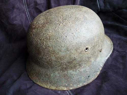 German helmet from Stalingrad