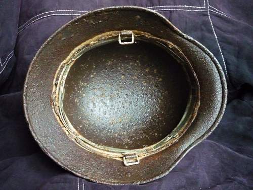 German helmet from Stalingrad