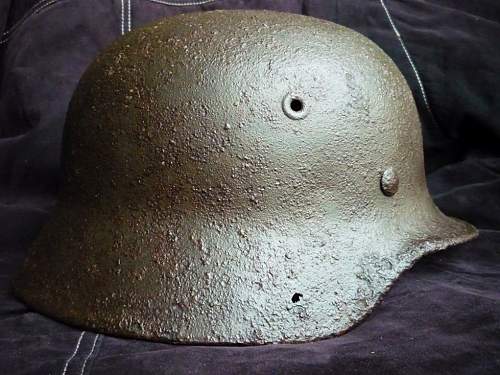 German helmet from Stalingrad