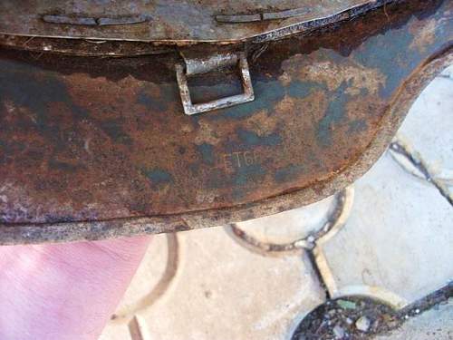 German helmet from Stalingrad