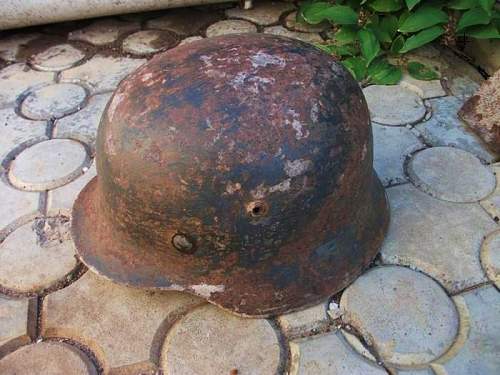 German helmet from Stalingrad