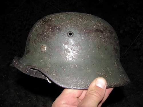 German helmet from Stalingrad