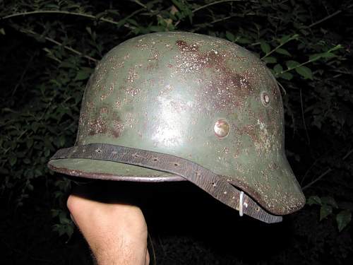 German helmet from Stalingrad