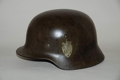 Recycled Stahlhelm.