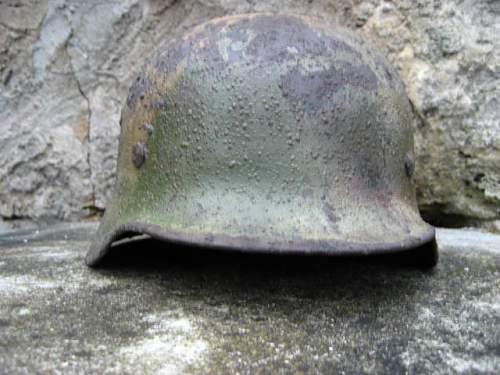 M40 camo helmet from Kurland pocket