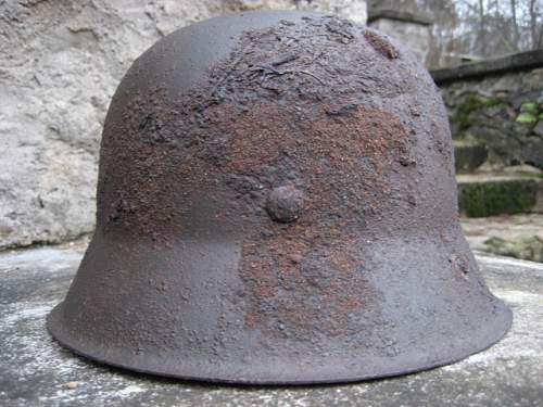 two M42 relic helmets from -NORDLAND's positions