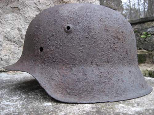 two M42 relic helmets from -NORDLAND's positions