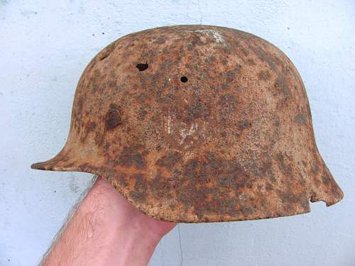 German helmet from Stalingrad