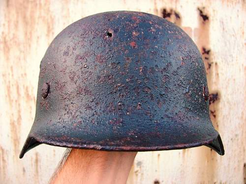 German helmet from Stalingrad