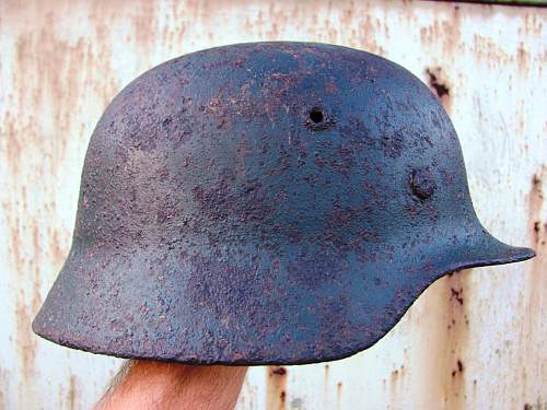 German helmet from Stalingrad