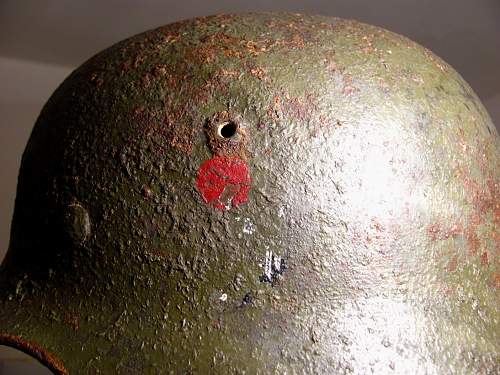 German helmet from Stalingrad