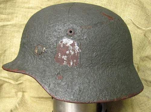 German helmet from Stalingrad