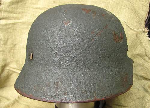 German helmet from Stalingrad