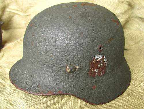 German helmet from Stalingrad