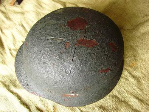 German helmet from Stalingrad