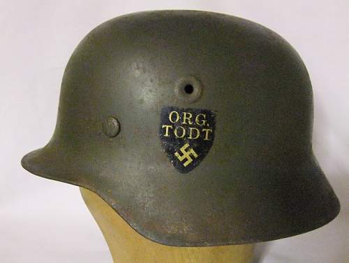 Organisation Todt Helmet