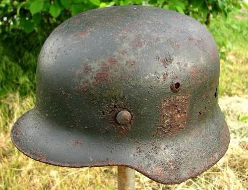 German helmet from Stalingrad