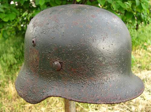 German helmet from Stalingrad