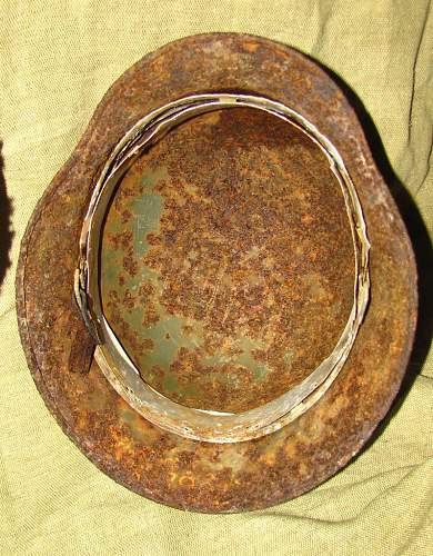 German helmet from Stalingrad