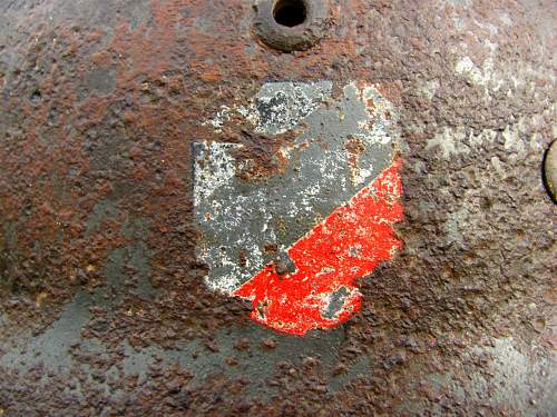 German helmet from Stalingrad