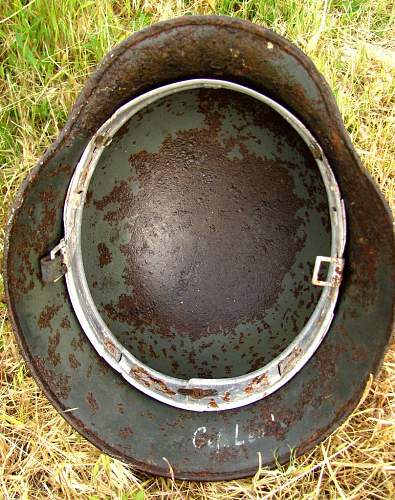 German helmet from Stalingrad