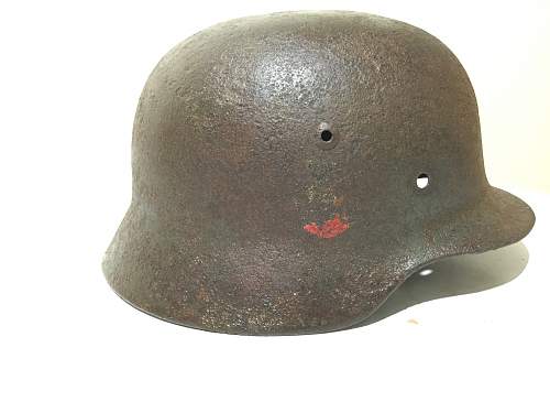 Gren.Rgt.595 ID'd Helmet